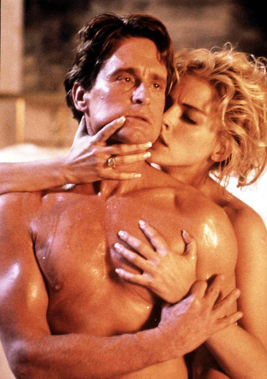 Základní instinkt (1992) - Sharon Stone a Michael Douglas
