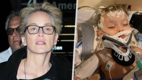Zdrcená Sharon Stoneová: Synovec (11 měs.) bojuje o život! Čeká na zázrak