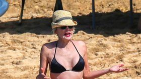 Jak vypadá Sharon Stone na prahu šedesátky v plavkách?
