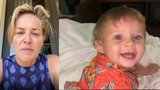 Mrtvý synovec (†11 měsíců) Sharon Stoneové:  Před smrtí zachránil tři děti!