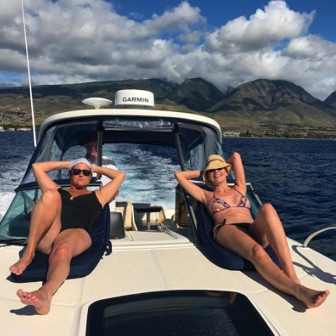 Sharon Stoneová  v lednu 2017 na Havaji