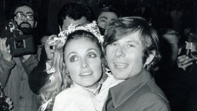 Sharon Tate s manželem Romanem Polanskim.
