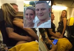 Shaun Edmondson souložil v letadle, i když na něj doma čekala těhotná snoubenka.
