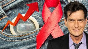 HIV pozitivní Charlie Sheen je jen jedním z mnoha. Počty rostou i kvůli běžencům