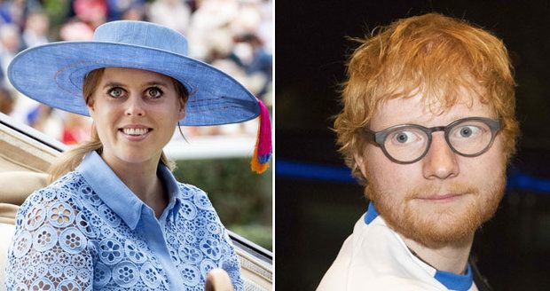 Princezna Beatrice nedopatřením řízla Eda Sheerana