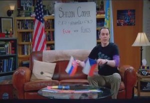 Sheldon Cooper si v seriálu Teorie velkého třesku utahuje z Česka
