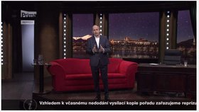 Show Jana Krause na Primě slibovala hosty, kteří uplynulé dny hýbali českou politikou – Jiřího Bradyho a jeho synovce Daniela Hermana. Místo slibovaného pořadu ale televize odvysílala reprízu pořadu.