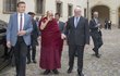 Ministr kultury Daniel Herman se setkal s tibetským duchovním vůdcem 14. dalajlamou.