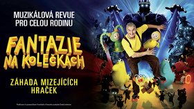 Rodinná show Fantazie na kolečkách, za kterou stojí Michal Nesvadba, se během roku 2020 zastaví v osmi městech České republiky