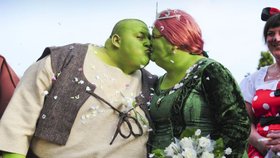 Svatba jako z pohádky: Snoubenci se brali jako Shrek a Fiona! 