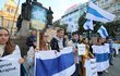 Na Václavské náměstí se konalo shromáždění proti ruskému prezidentovi Vladimiru Putinovi, který vyhlásil v Rusku částečnou mobilizaci. 