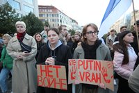 Demonstrace proti mobilizaci v Rusku: Putin chce bojovat do smrti Ukrajiny nebo jeho smrti, říká pořadatel