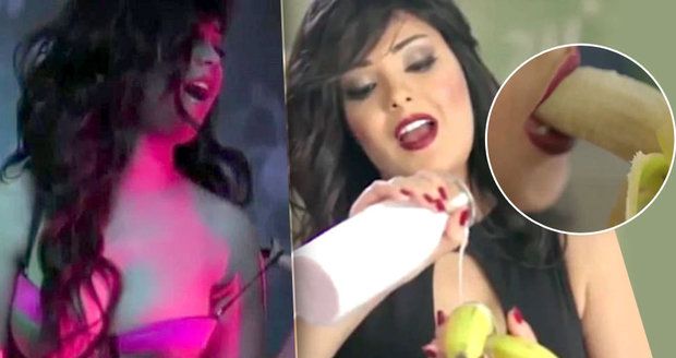 V sexy oblečku provokativně jedla banán před muži: Zpěvačka skončila ve vězení!