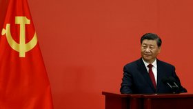 Čínský prezident Si Ťin-pching (23.10.2022)