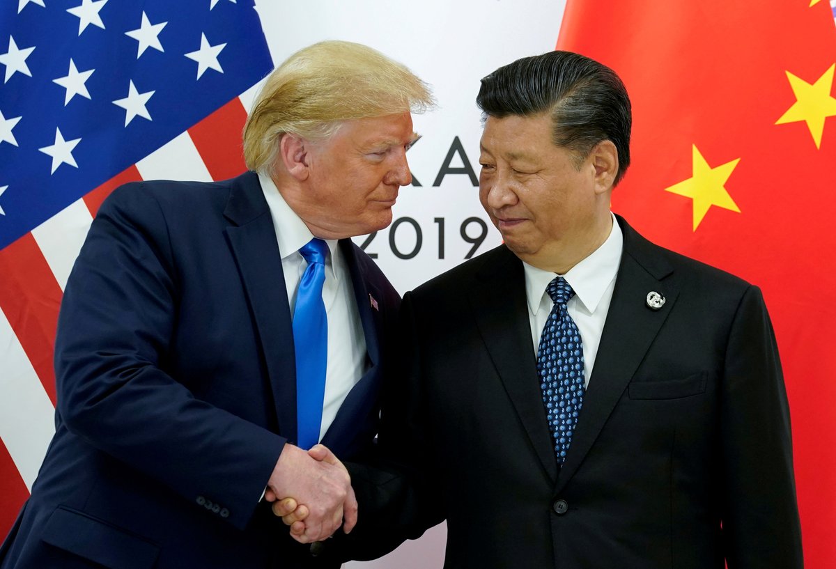 Americký prezident Donald Trump  a jeho čínský protějšek Si Ťin-pching