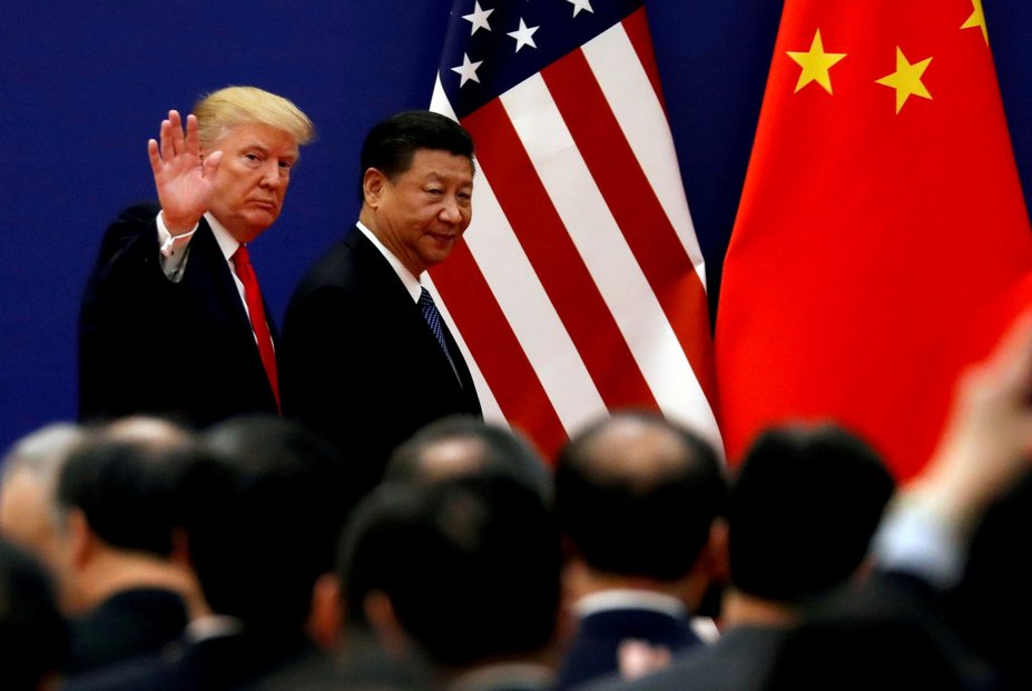 Americký prezident Donald Trump  a jeho čínský protějšek Si Ťin-pching