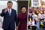 Do Francie přiletěl čínský prezident Si Ťin-pching. V Paříži se chystají demonstrovat Ujguři i Tibeťané.