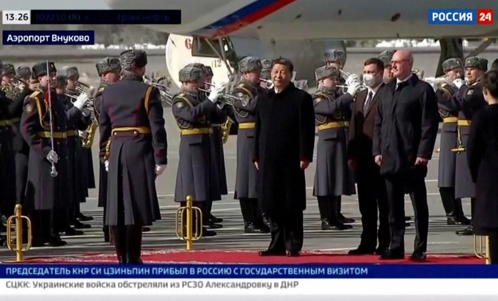 Návštěva čínského prezidenta Si Ťin-Pchinga v Moskvě (20. 3. 2023)
