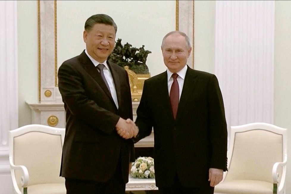 Návštěva čínského prezidenta Si Ťin-Pchinga v Moskvě (20.3.2023)