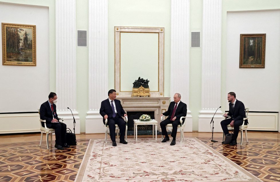 Návštěva čínského prezidenta Si Ťin-Pchinga v Moskvě (20. 3. 2023)