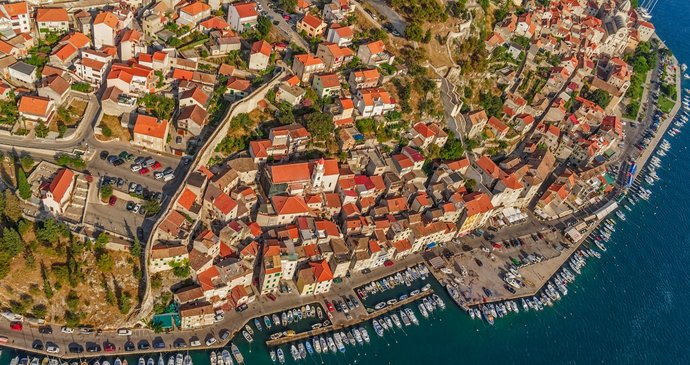 Chorvatské město Šibenik