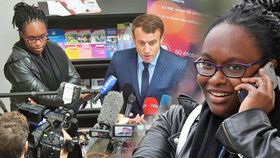 Macron má v týmu novou hvězdu. Senegalku s dredy, bez které neudělá ani krok