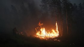 Lesní požáry na Sibiři (červenec 2021)
