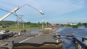 Sedm obětí záplav na Sibiři, devět lidí se pohřešuje (30. 6. 2019)