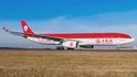 Airbus A330 Sichuan Airlines na letišti v Praze - i návrat těchto aerolinek je nejistý.