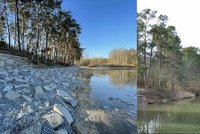 Šídlovský rybník už se napouští: Má zpevněný břeh, plavci se lépe dostanou do vody