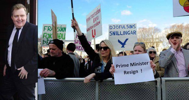 Islandský premiér „jede“ dál. Demisi kvůli skandálu odvolal, byla jen na chvíli