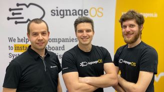 Startup signageOS získává investici dva miliony dolarů od Reflex Capital Ondřeje Fryce