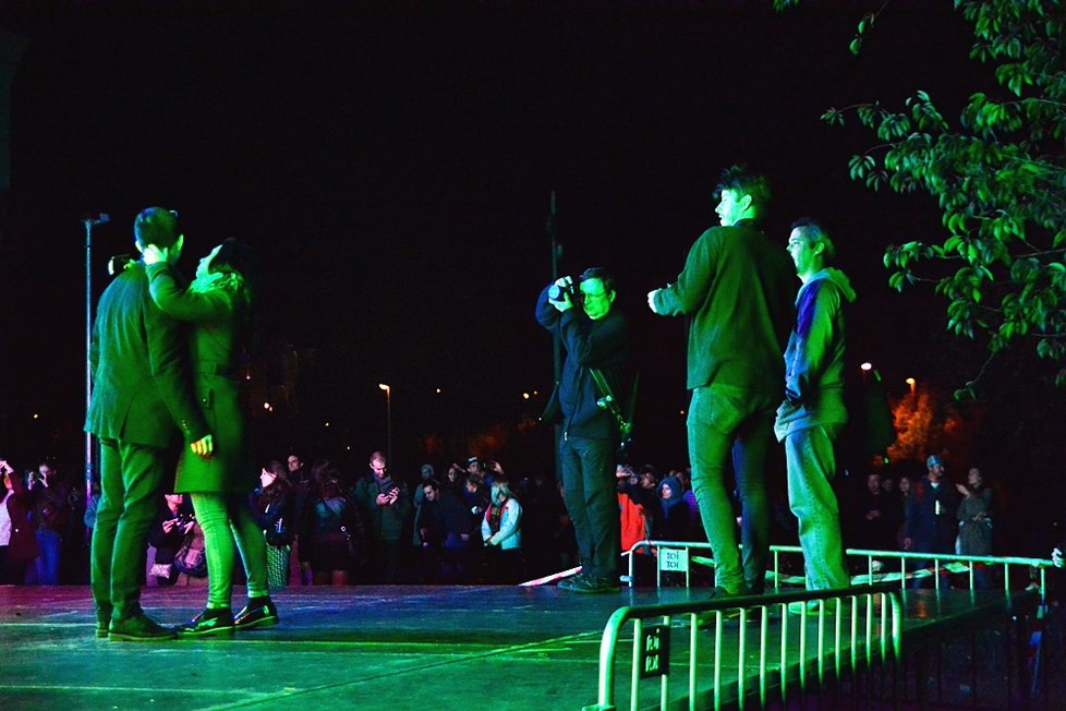 Signal festival na náměstí Jiřího z Poděbrad