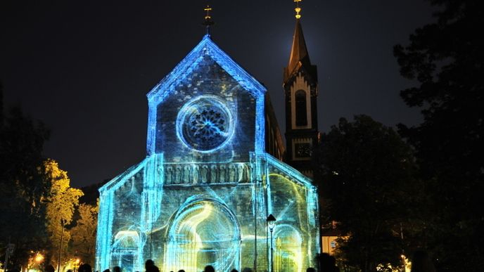 Světelné instalace z loňského ročníku festivalu Signal