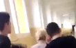 Záběry z videa, které si studenti natáčeli.