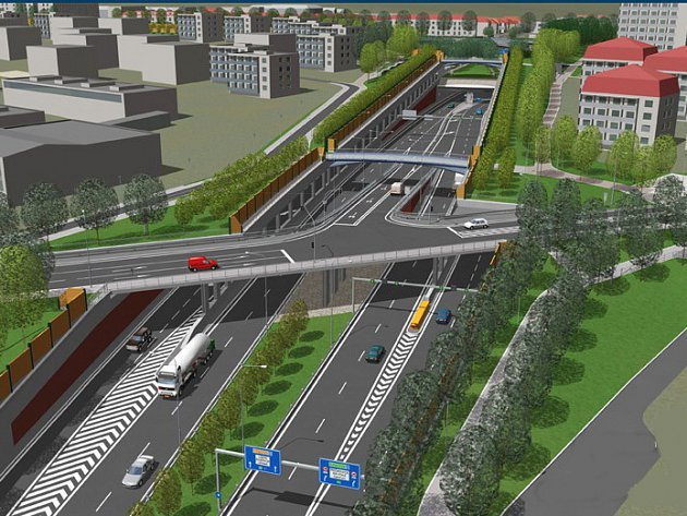 Pokračující výstavba velkého městského okruhu v úseku Žabovřeská v Brně zavře nájezd z Bystrce do Královopolských tunelů až do 16. srpna.