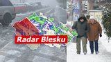 Do Česka se vrátil sníh, vyjely sypače. Bude znovu mrznout, sledujte radar Blesku