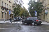 Do Belgické ulice v Praze 2 už smějí auta: Zatím pouze na zkoušku