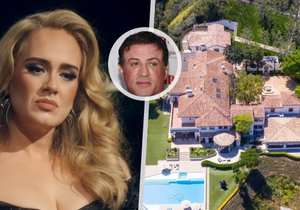 Adele a honosné sídlo Sylvestera Stalloneho