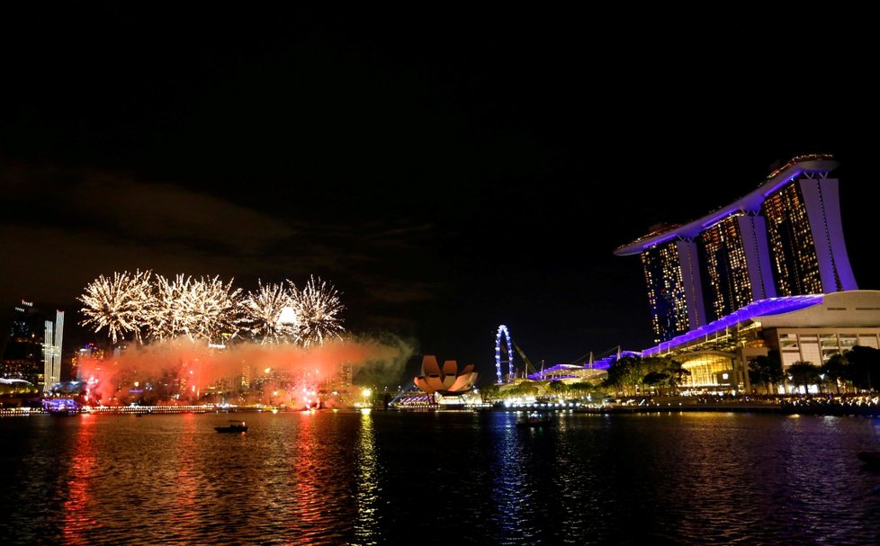 Singapur oslavil příchod nového roku