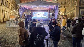 Silvestrovská noc a vítání Nového roku 2025 v Brně.