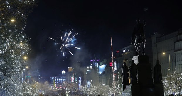 Silvestr na Václavském náměstí