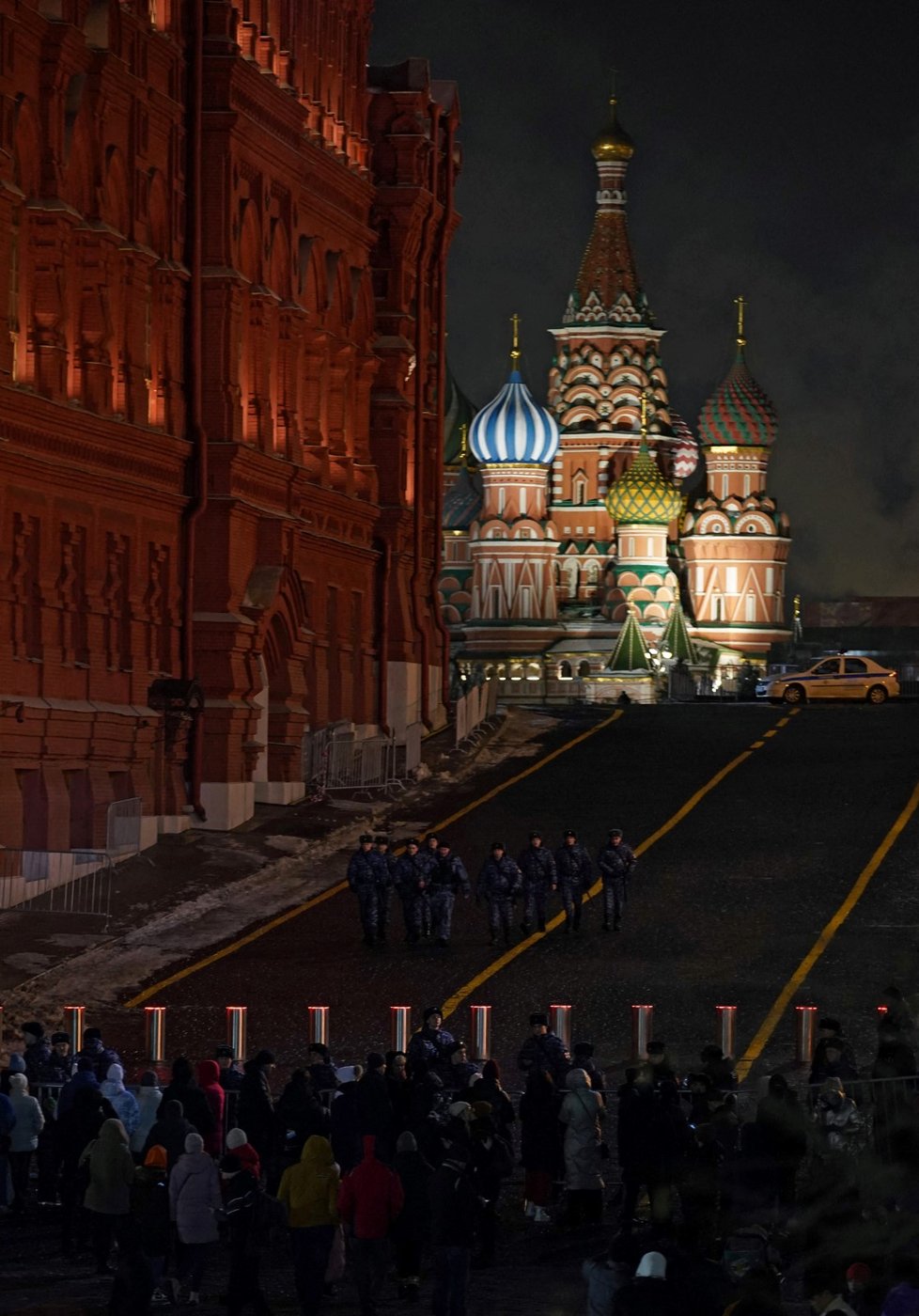 Novoroční oslavy v Moskvě - Rudé náměstí zůstalo uavřené.