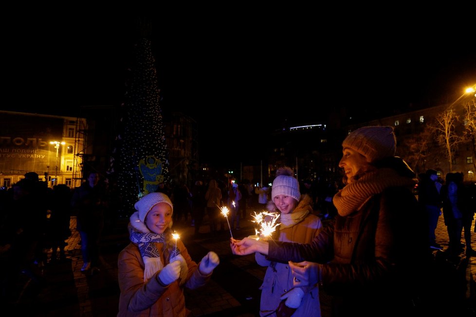 Silvestrovská noc v Kyjevě