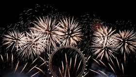 Silvestr 2024: Ohňostroj v Londýně