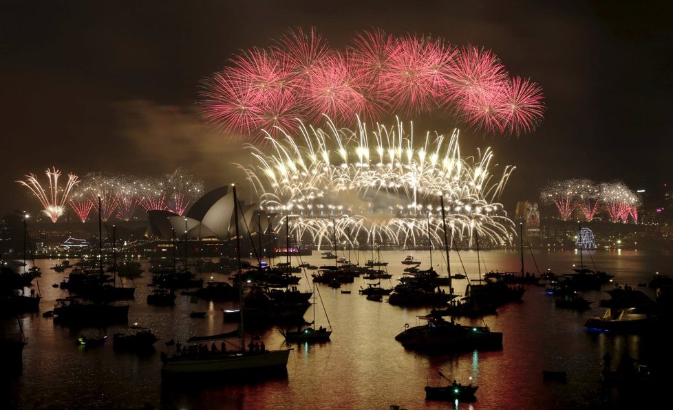 Silvestrovské oslavy v australském Sydney