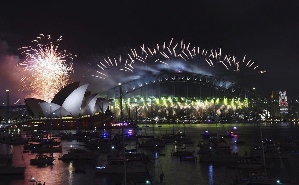 Silvestrovské oslavy v australském Sydney