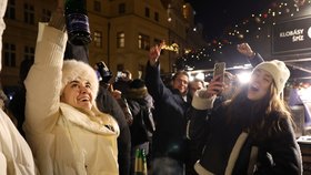 Oslavy příchodu nového roku v Praze (1.1.2026)