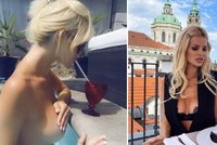 Žhavá Slovenka Kucherenko nahoře bez! Užívala si hrátky v bazénu i dovolenou v Česku