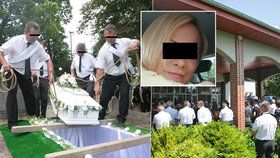 Pohřeb Silvie, kterou našli oběšenou na vratech: Výsledky pitvy nikdo nechápe
